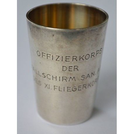 Shotglass Officer Corps of the Paratrooper SAN. ABT. DES XI. AVIATION CORPS  27.1.41