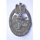 A Scarce Early Tank/Panzer Badge in Nickel-Silver by Juncker