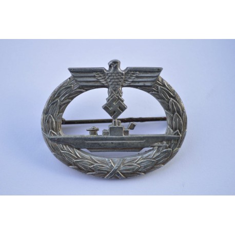 A Kriegsmarine Submarine War Badge by Friedrich Orth