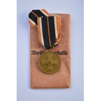 Germany. A War Merit Medal, in its Packet of Issue, by Walter & Henlein, Gablonz