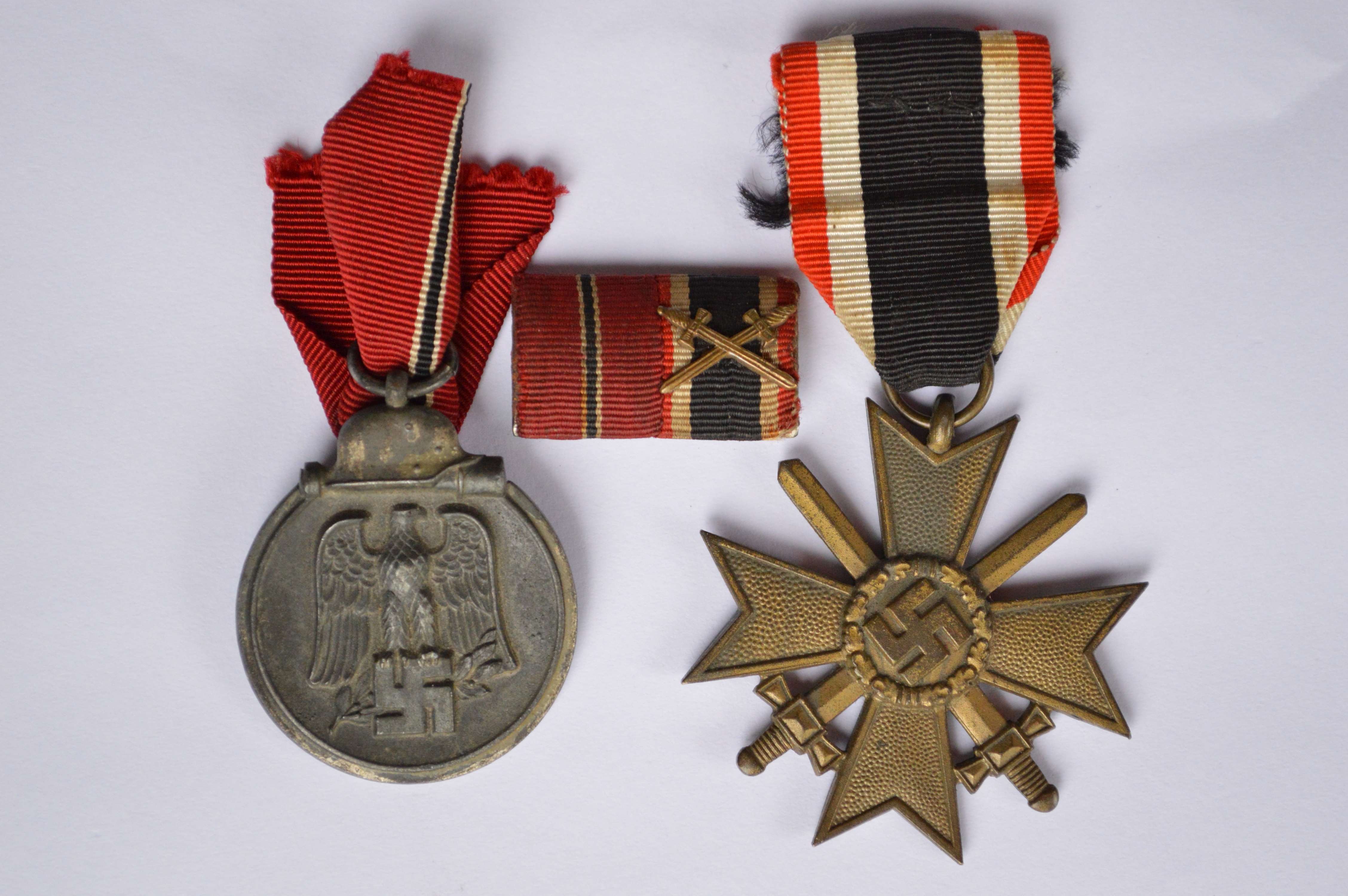 Germany Army WW1 German medal of War Merit ribbon bar