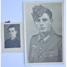 A Wartime Studio Portrait Of A Soldier Wehrmacht
