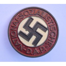 NSDAP Party Badge marked RZM M1/103 maker Carl Poellath, Schrobenhausen.