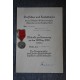 Set after Generalmajor Paul, Philipp Voit, Inspekteur der W.E.J Nurnberg Paper Award with COMMEMORATIVE MEDAL 1. OCTOBER 1938.