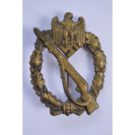 IAB Infantry Assault Badge bronze, zinc, maker Rudolf Karneth