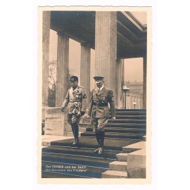 III. Reich - Propaganda-Postkarte - Adolf Hitler - Benito Mussolini - "Die Garanten Des Friedens"
