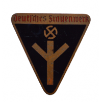 Germany, DF. A Deutsches Frauenwerk (German Women’s Welfare) Membership Badge by Fritz Zimmermann, Stuttgart