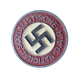 NSDAP Party Badge marked RZM M1/17 maker F.W. Assmann & Söhne Lüdenscheid.