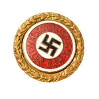 Small NSDAP Golden Party Badge