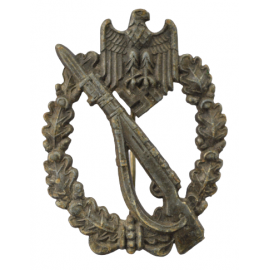 INFANTRY ASSAULT BADGE IN SILVER BY WERNER REDO "W.R.42"