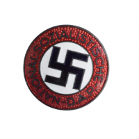 NSDAP Party Badge marked RZM M1/23 maker Wilhelm Borgas, Eutingen.