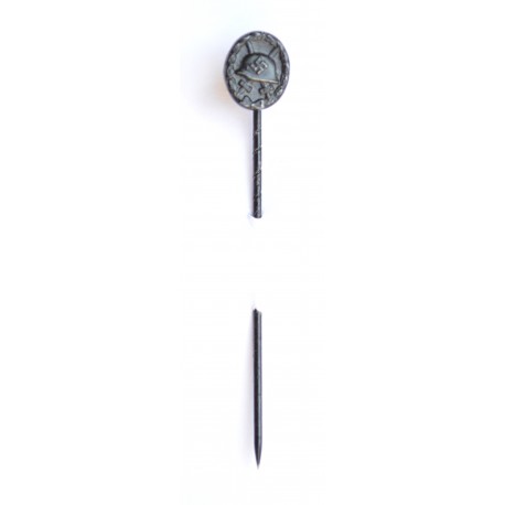 Wound Badge Black stickpin marked L/14 maker Friedrich Orth, Wien.