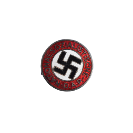 NSDAP Early Party Badge marked RZM 52 maker Deschler & Sohn München.