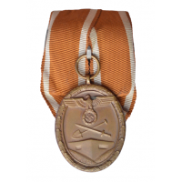 A Court Mounted Third Reich Period German Defence Wall (West Wall) Medal