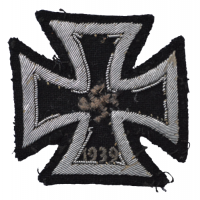 Germany, Wehrmacht. A Rare Cloth Version Iron Cross 1939 I Class