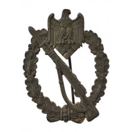 IAB Infantry Assault Badge, zinc, maker Deschler & Sohn, München