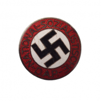 NSDAP Party Badge marked RZM M1/34 maker Karl Wurster K.G., Markneukirchen.