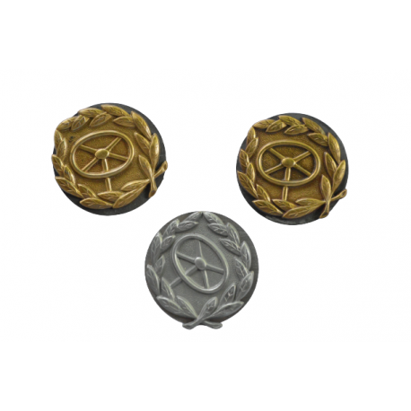 Germany, Wehrmacht. Three Proficiency Badges for the driver, gold, silver and bronze.