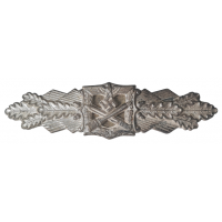 Germany, Wehrmacht. A Close Combat Clasp, Silver Grade, by Friedrich Linden