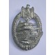 Silver Tank Badge by Adolf Scholze marked AS in triangle.
