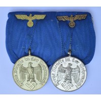 A Wehrmacht Heer (Army) Long Service Medal Pair.