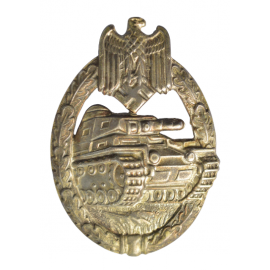 Tank Badge, Assault Badge in Silver by F.W. Assmann & Söhne - Lüdenscheid