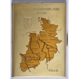 Germany. Cigarette case British Occupation Zone 1946.