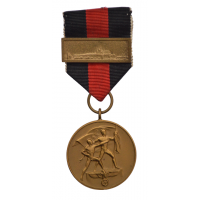 COMMEMORATIVE MEDAL 1. OCTOBER 1938 WITH PRAGUE CLASP