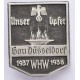 A 1937/38 WHW (Winter Relief Of The German People) Gau Düsseldorf Donation Badge