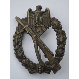 An Infantry Badge Bronze Grade marked JFS By Josef Feix & Sohn