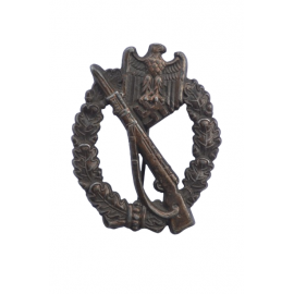 IAB Infantry Assault Badge Bronze, unmarked maker Wilhelm Deumer.