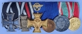 Six Medals Bar Police WWI/WWII.