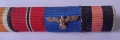 A Second War Long Service Medal Ribbon Bar