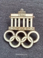 A 1936 Berlin Olympics Badge By Hermann Aurich and Ges. Gesch.