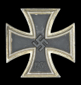 Iron Cross First Class 1939 screw back marked L/52 maker C. F. Zimmermann, Pforzheim Main.