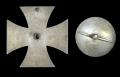 Iron Cross First Class 1939 screw back marked L/52 maker C. F. Zimmermann, Pforzheim Main.
