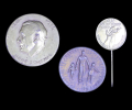 Germany, Third Reich. Lot of two tinnie and one after war.