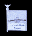 German Luftnachrichtentruppe (Luftwaffe airborne communications troops) Wooden Flag Tinnie