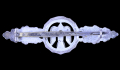LUFTWAFFE BOMBER CLASP IN SILVER BY RICHARD SIMM & SOHNE "RSS"