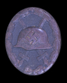 Wound Badge Black 1939 By Eduard Hahn marked EH.