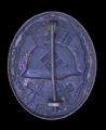 Wound Badge Black 1939 By Eduard Hahn marked EH.