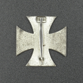 IRON CROSS FIRST CLASS 1939 UNMARKED 100, NONMAGNETIC BY RUDOLF WÄCHTLER & LANGE, MITTWEIDA.