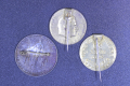 Germany, Third Reich. Lot of three pins and tinnie