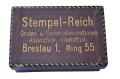 Freikorps. Box Breslau with Silesian Eagle marked Max Reich Breslau.