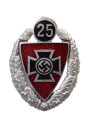 A German Veterans Association Twenty Five Year Membership Badge