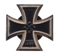 Iron Cross First Class 1939 screw back marked L/50 maker Gebrüder Godet & Co., Berlin.