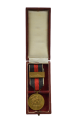 COMMEMORATIVE MEDAL 1. OCTOBER 1938 IN CASE WITH PRAGUE CLASP