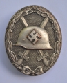 WOUND BADGE SILVER GRADE marked L 54 By Schauerte & Hohfeld, Lüdenscheid.