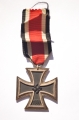 Set badges Iron Cross, War Merit Cross with swords and ribbon bar.