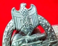 Panzer assault badge in silver – Unknown maker ‘Daisy’